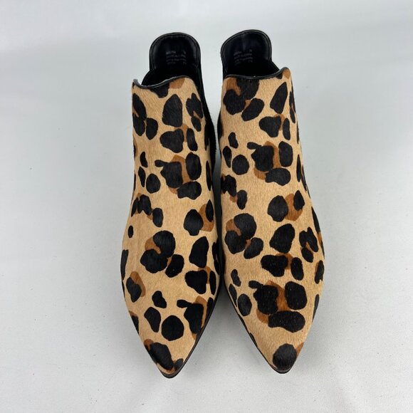 Cole Haan Womens Hara Jaguar Print Haircalf Chelsea Ankle Boots Low Heel size 7B - Picture 2 of 16